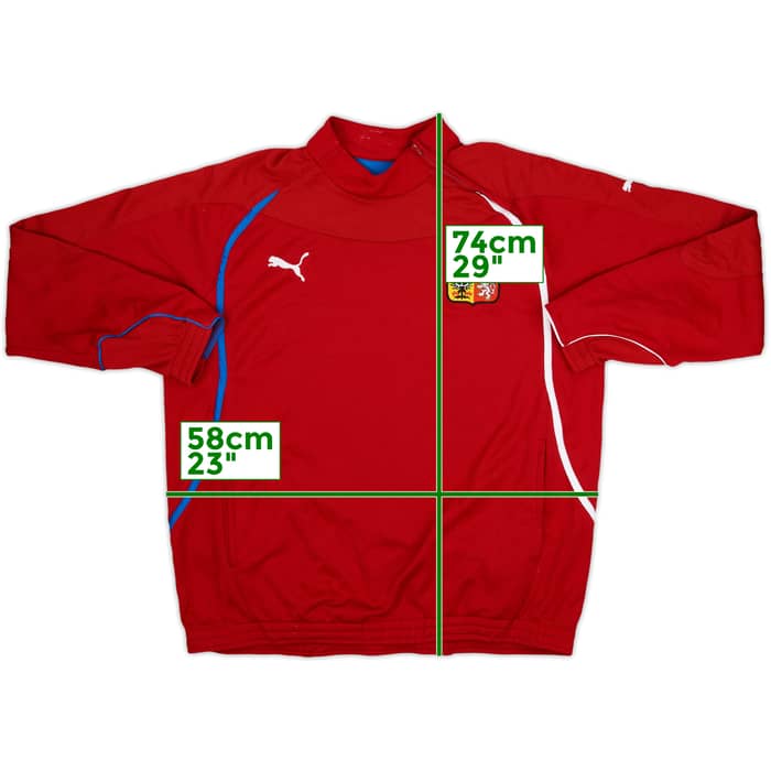 2008-10 Czech Republic Puma 1/4 Zip Drill Top - 7/10 - (L)