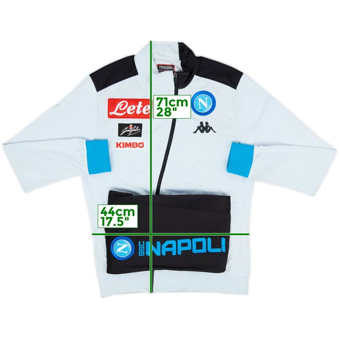2018-19 Napoli Kappa Tracksuit - 8/10 - (M)