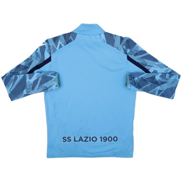 2021-22 Lazio Macron 1/4 Zip Drill Top - 6/10 - (S)
