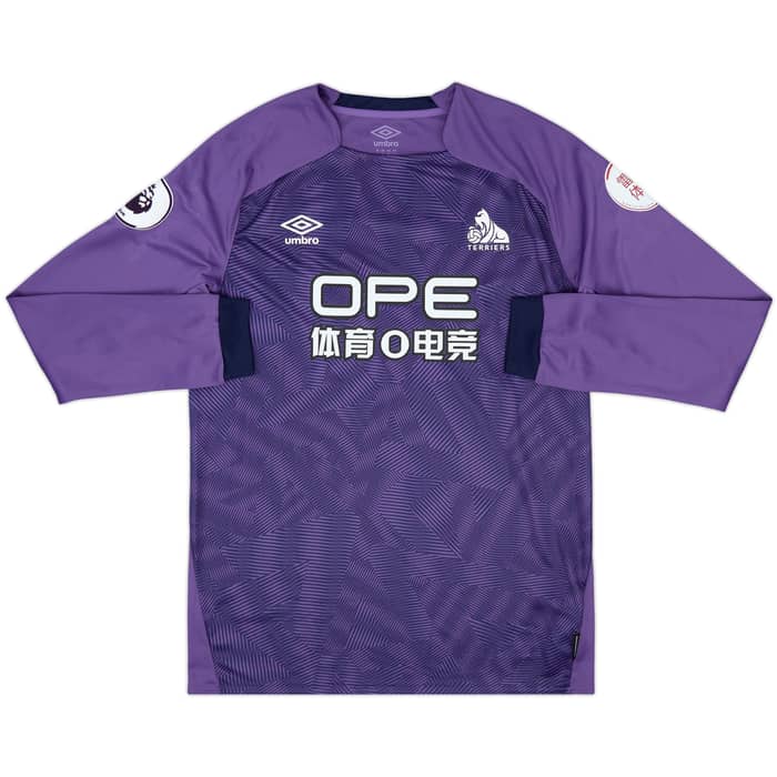 2018-19 Huddersfield Match Issue GK Shirt Lossl #1