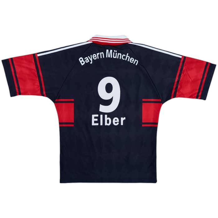 1997-99 Bayern Munich Home Shirt Elber #9 - 9/10 - (S)