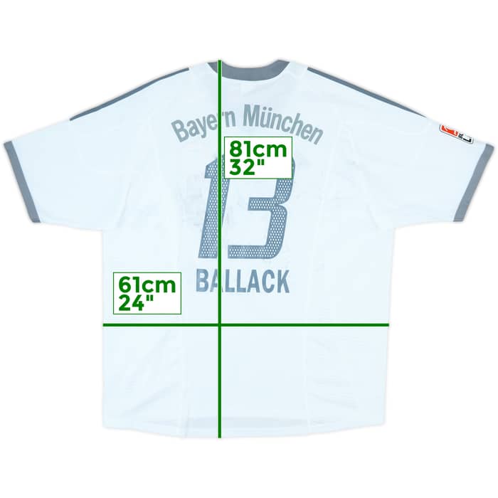 2002-03 Bayern Munich Away Shirt Ballack #13 - 4/10 - (XL)