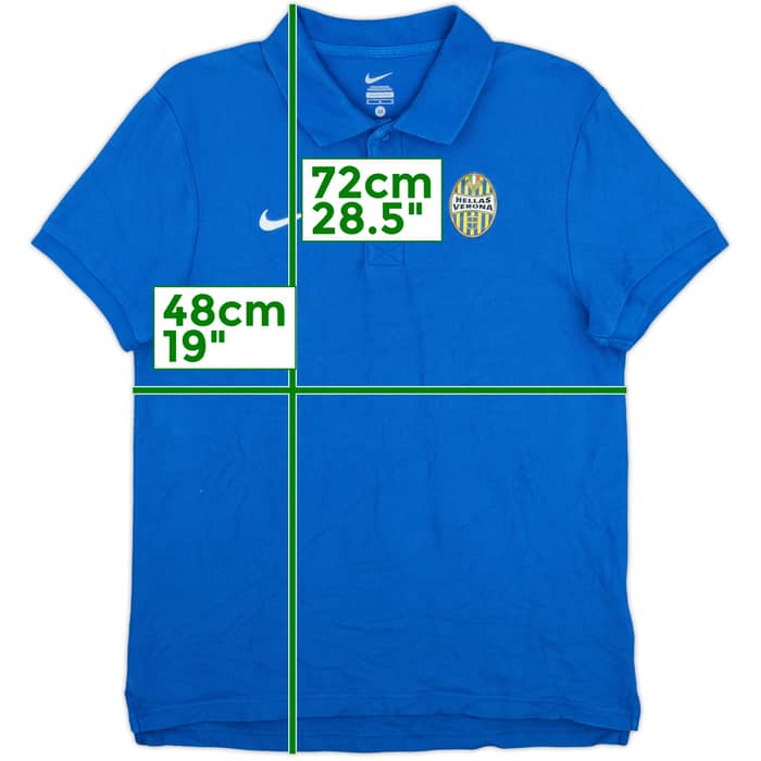 2013-14 Hellas Verona Nike Polo Shirt - 9/10 - (M)