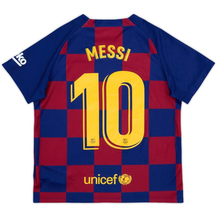 2019-20 Barcelona Home Shirt Messi #10 - 8/10 - (6-7 Years)