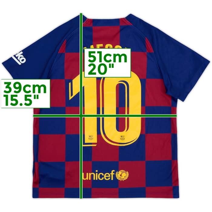 2019-20 Barcelona Home Shirt Messi #10 - 8/10 - (6-7 Years)