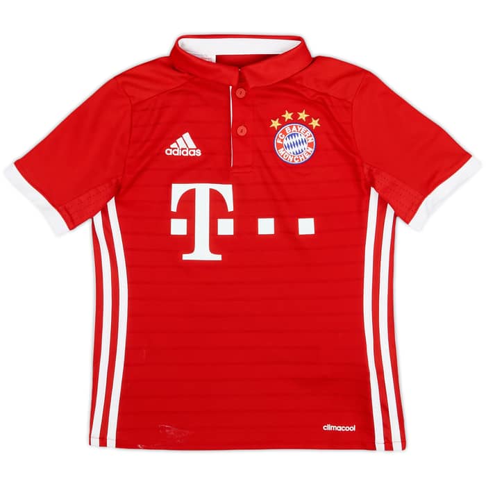 2016-17 Bayern Munich Home Shirt Muller #25 - 4/10 - (S.Boys)