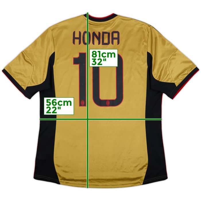 2013-14 AC Milan Third Shirt Honda #10 - 6/10 - (XL)