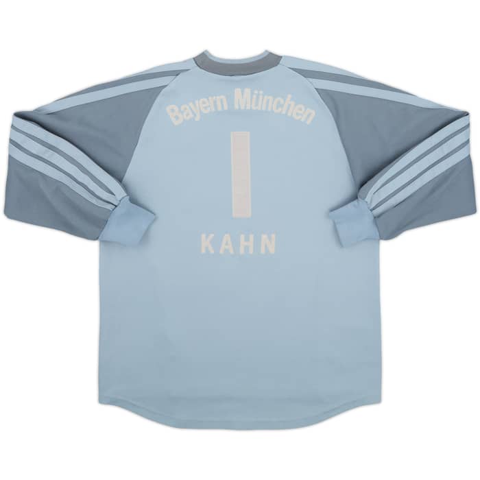 2001-02 Bayern Munich GK Shirt Kahn #1 - 8/10 - (L.Boys)