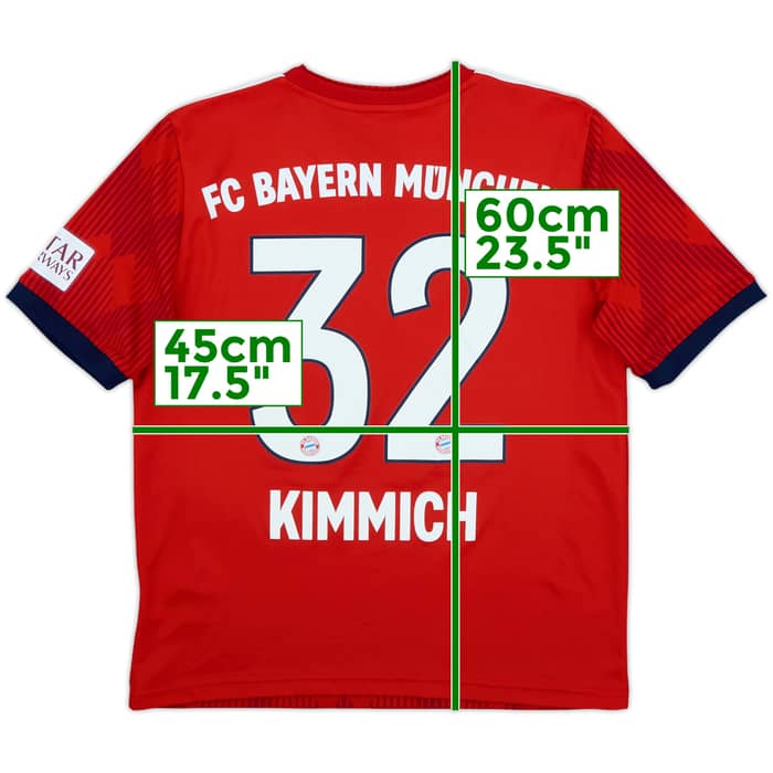 2018-19 Bayern Munich Home Shirt Kimmich #32 - 8/10 - (L.Boys)