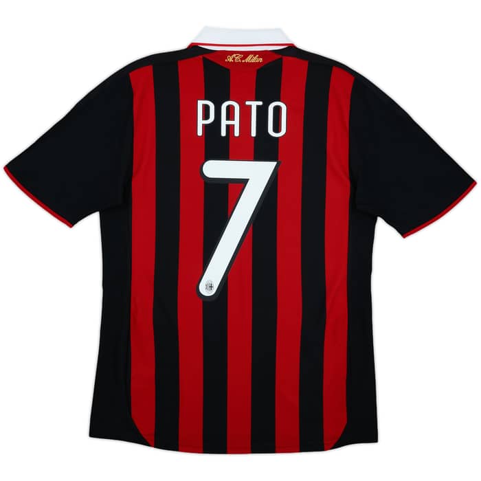 2009-10 AC Milan Home Shirt Pato #7 - 8/10 - (S)
