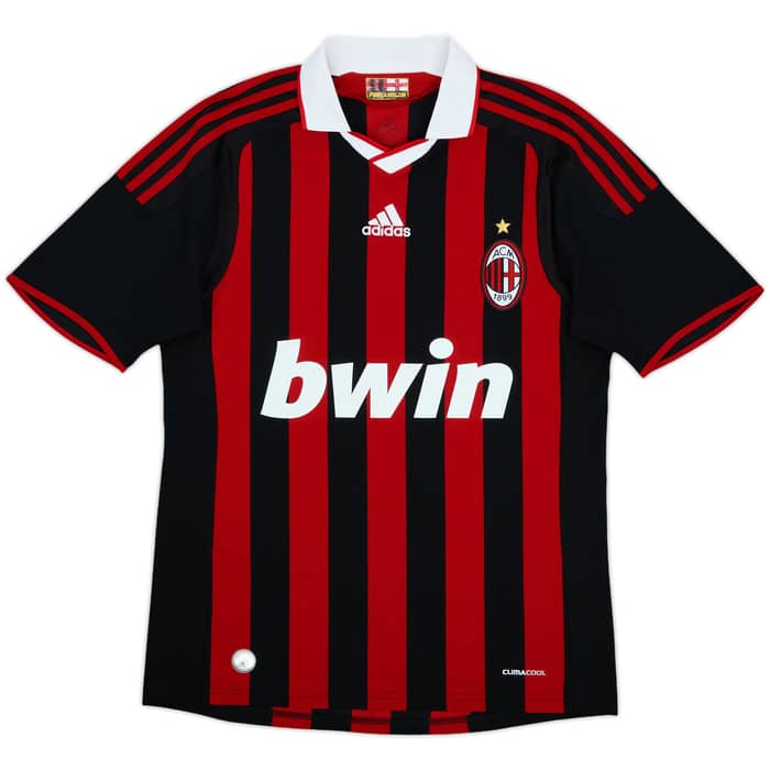 2009-10 AC Milan Home Shirt Pato #7 - 8/10 - (S)