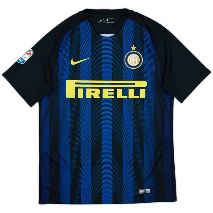 2016-17 Inter Milan Home Shirt Candreva #87 - 7/10 - (M)