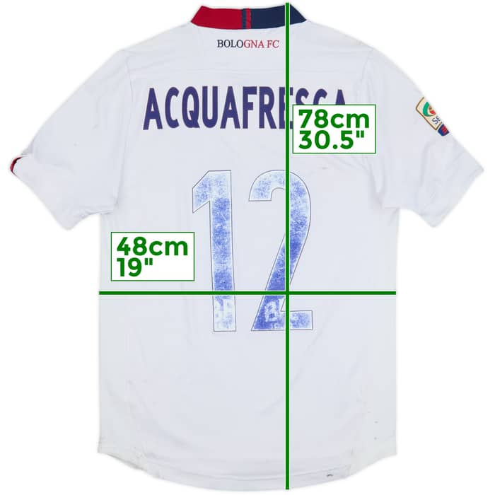 2013-14 Bologna Away Shirt Acquafresca #12 - 4/10 - (M)