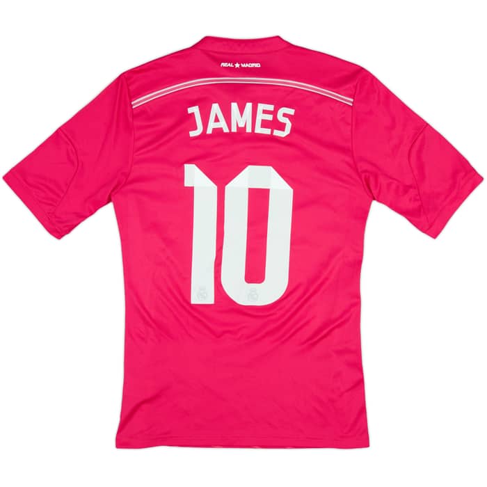 2014-15 Real Madrid Away Shirt James #10 - 7/10 - (S)