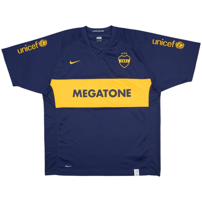 2007-08 Boca Juniors Home Shirt - 7/10 - (XL)