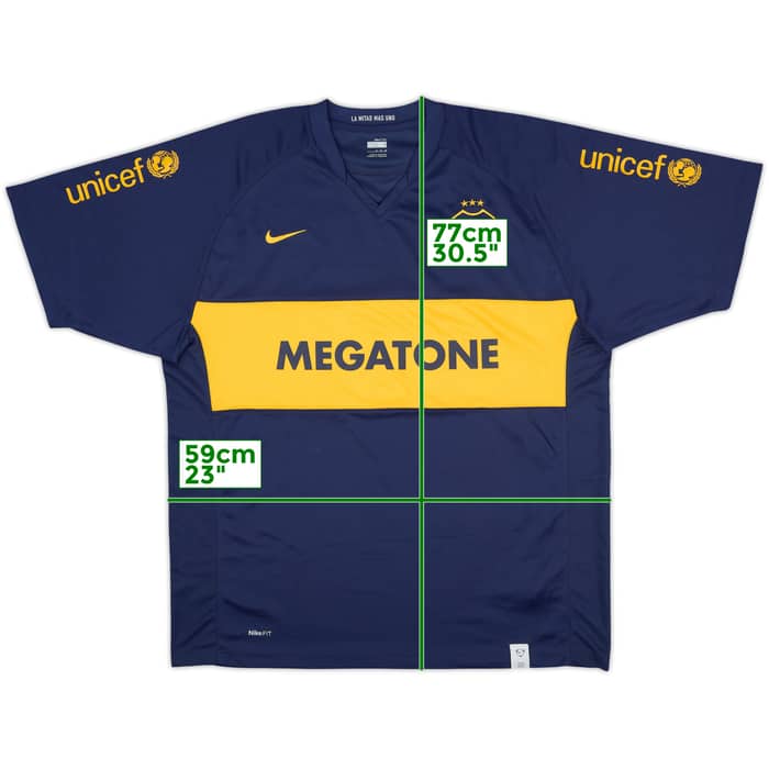 2007-08 Boca Juniors Home Shirt - 7/10 - (XL)