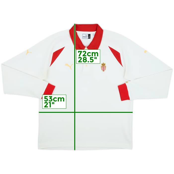 2002-03 Monaco Puma Polo L/S Shirt - 7/10 - (L)