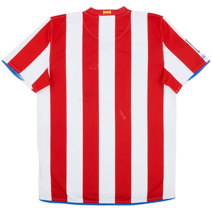 2008-09 Atletico Madrid Home Shirt - 5/10 - (L)