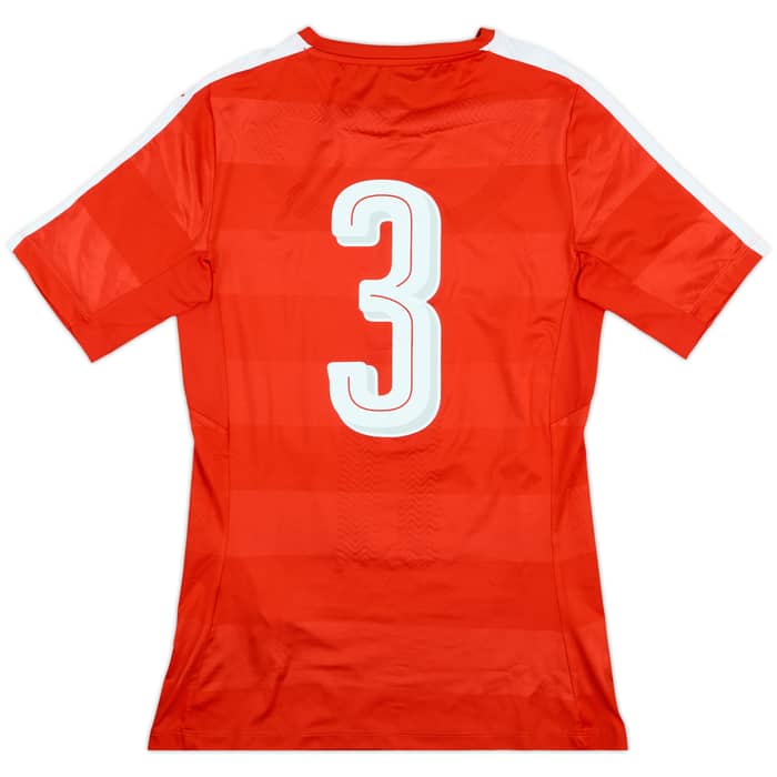 2016-17 Switzerland Match Issue Home Shirt #3