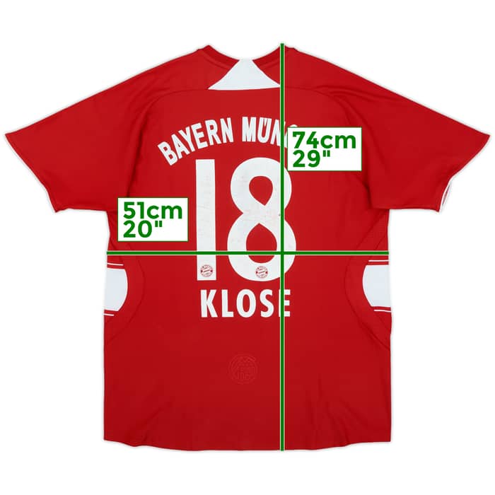 2008-09 Bayern Munich Home Shirt Klose #18 - 6/10 - (XL.Boys)