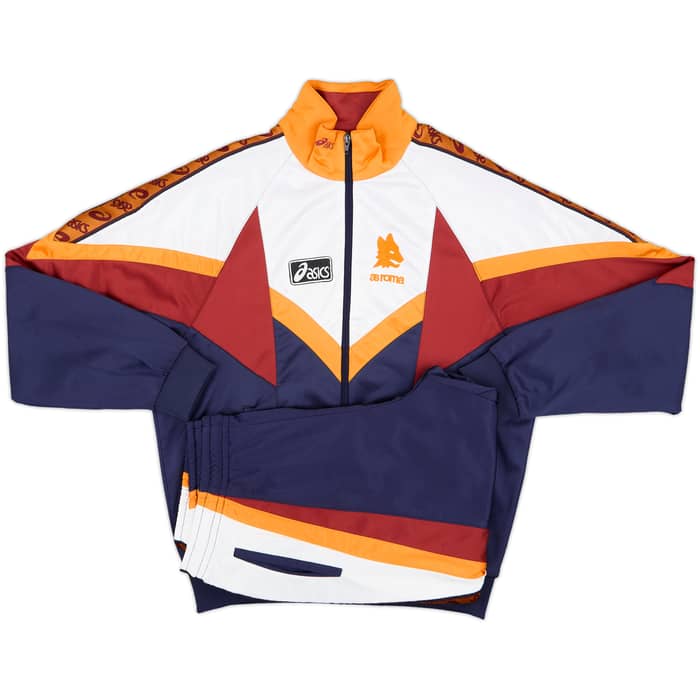 1994-95 Roma Asics Full Tracksuit - 9/10 - (M)