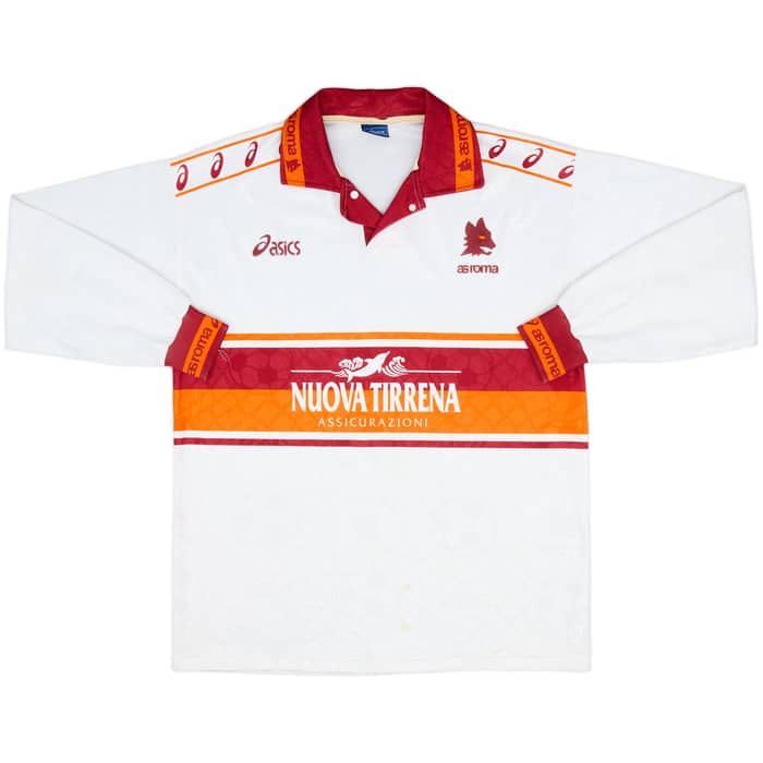 1994-95 Roma Away L/S Shirt - 8/10 - (XL)