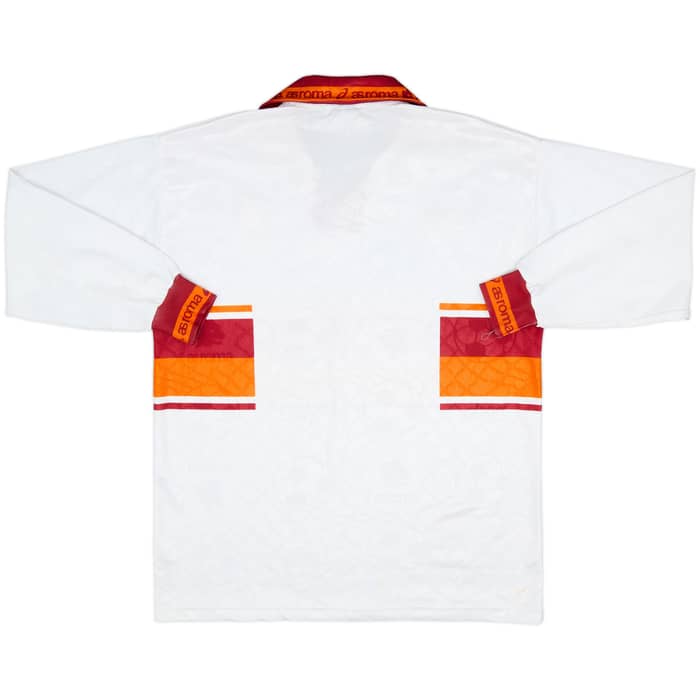 1994-95 Roma Away L/S Shirt - 8/10 - (XL)