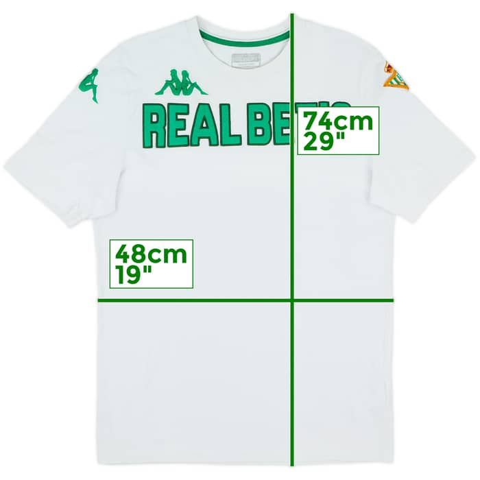 2019-20 Real Betis Kappa Cotton Tee - 7/10 - (M)