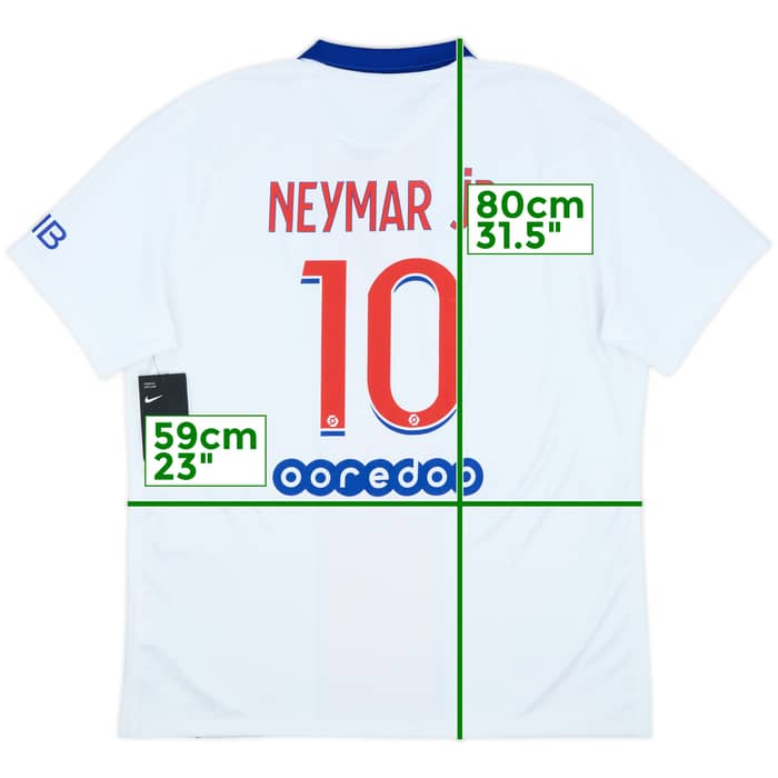 2020-21 Paris Saint-Germain Away Shirt Neymar Jr #10 (XL)