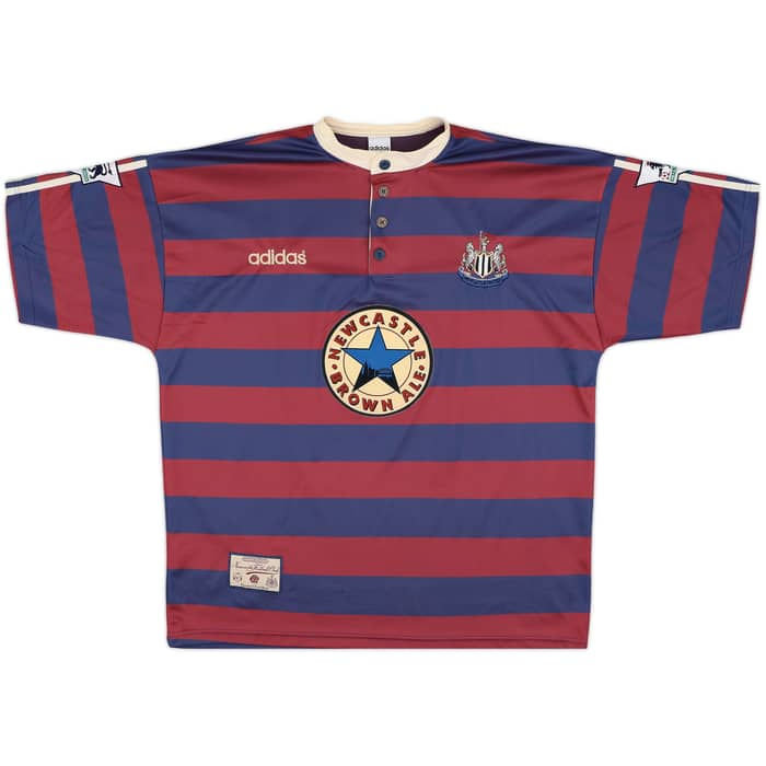 1995-96 Newcastle Away Shirt Ginola #14 - 8/10 - (XL)