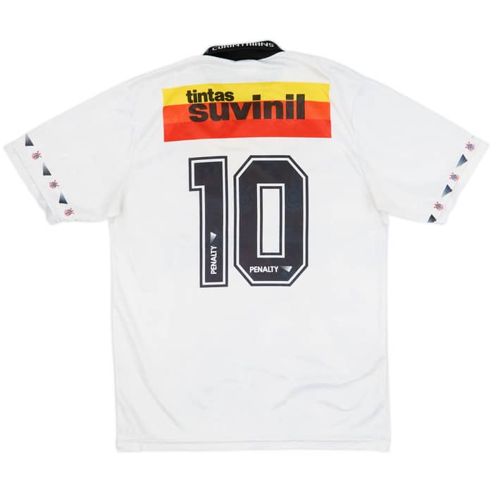1995 Corinthians Away Shirt #10 - 6/10 - (M)