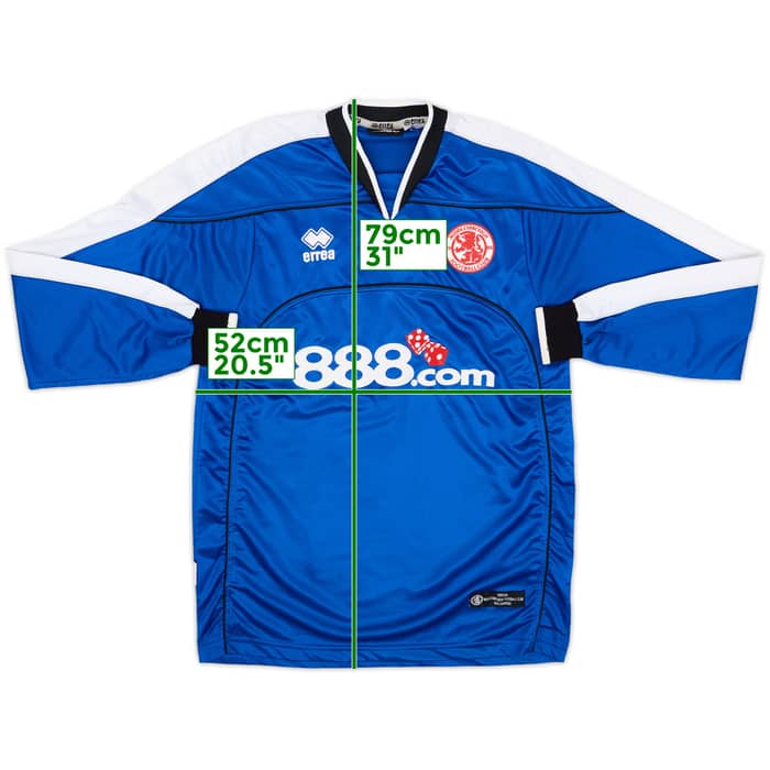 2005-06 Middlesbrough Carling Cup Winners Away L/S Shirt - 8/10 - (M)