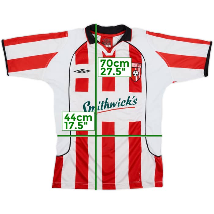 2003-04 Derry City Home Shirt - 6/10 - (S)