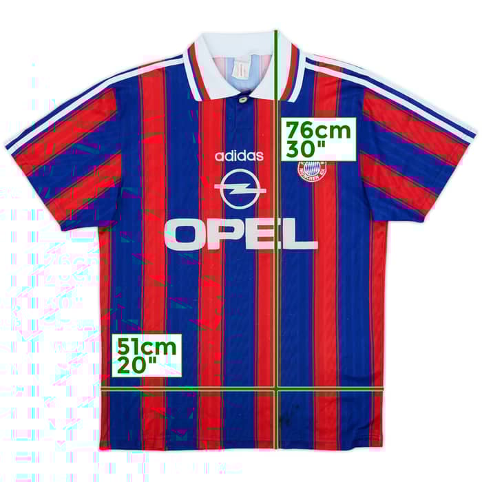 1995-97 Bayern Munich Home Shirt - 5/10 - (M)