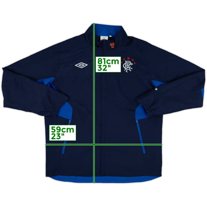 2010-11 Rangers Umbro Track Jacket - 8/10 - (L)