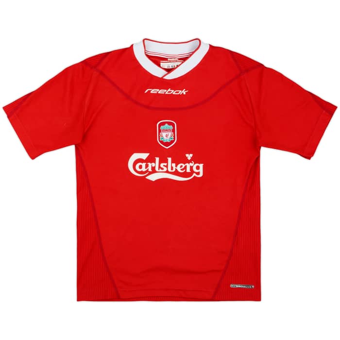 2002-04 Liverpool Home Shirt - 9/10 - (L.Boys)