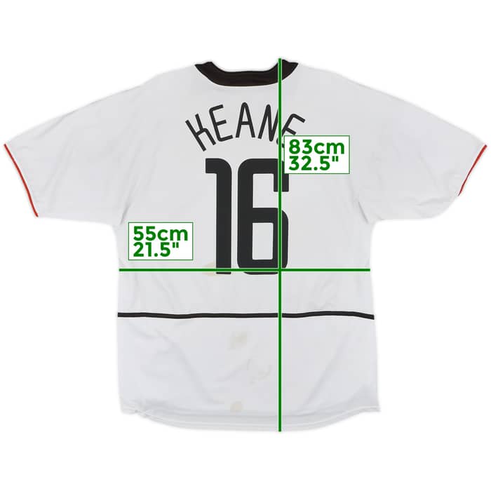 2002-03 Manchester United Away Shirt Keane #16 - 4/10 - (XL)