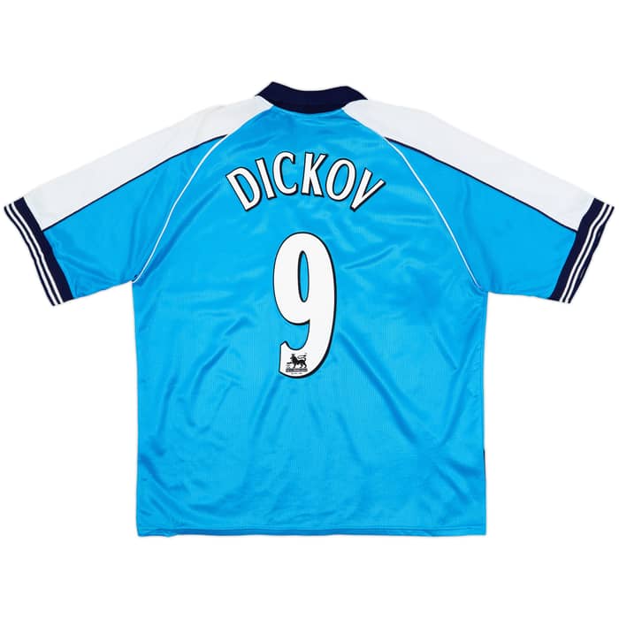 1999-01 Manchester City Home Shirt Dickov #9 - 8/10 - (L)