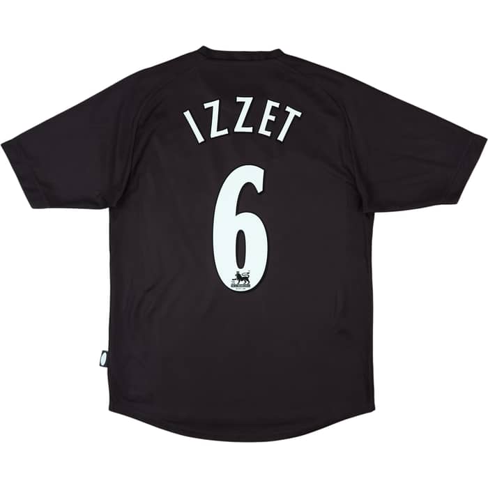 2003-04 Leicester Away Shirt Izzet #6 - 9/10 - (M)
