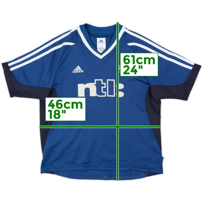 2001-02 Newcastle Away Shirt - 8/10 - (L.Boys)