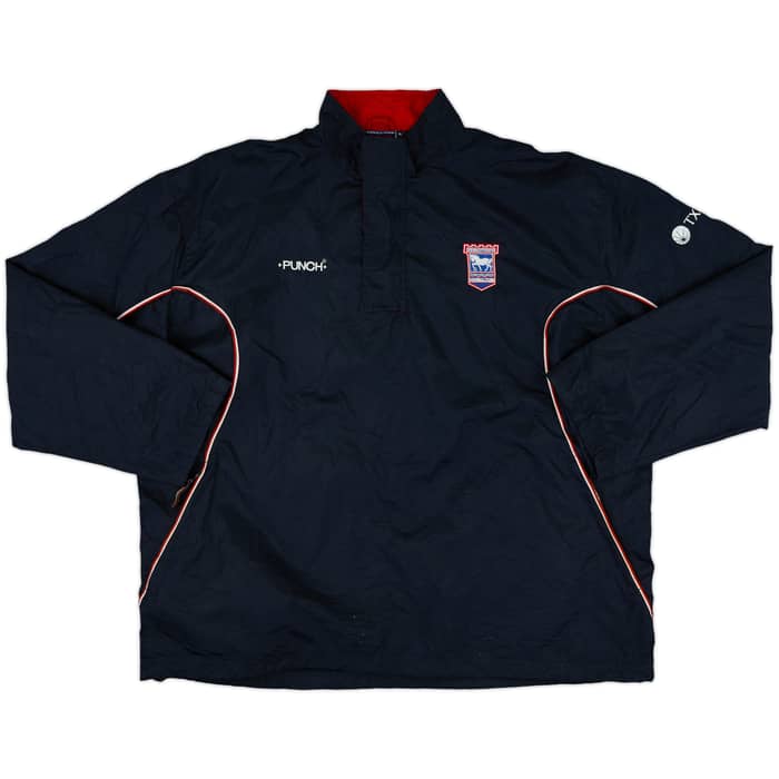 2001-02 Ipswich Punch Hooded Rain Jacket - 8/10 - (XL)