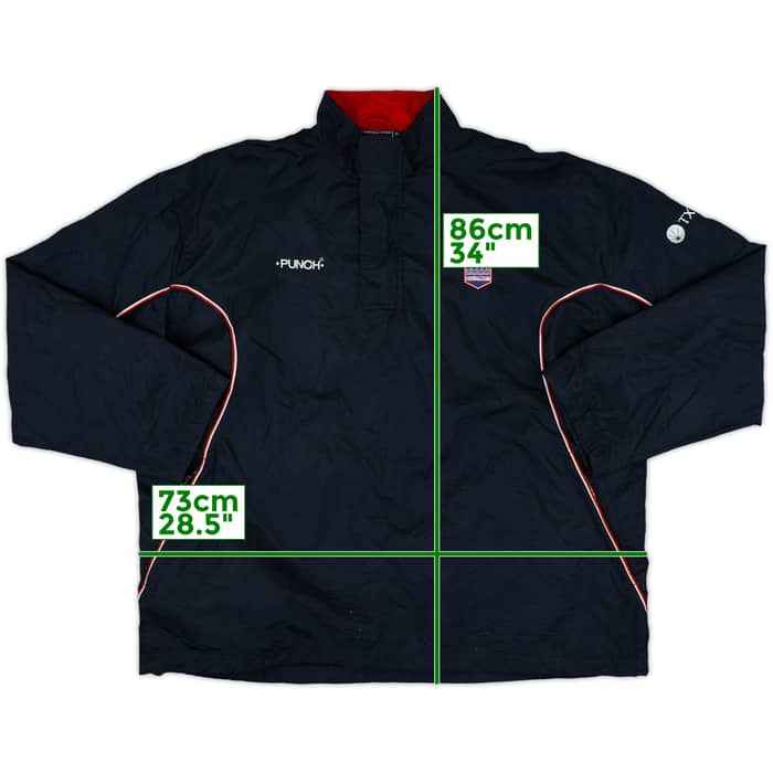 2001-02 Ipswich Punch Hooded Rain Jacket - 8/10 - (XL)