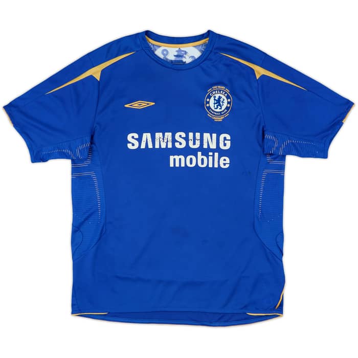 2005-06 Chelsea Centenary Home Shirt - 4/10 - (L)