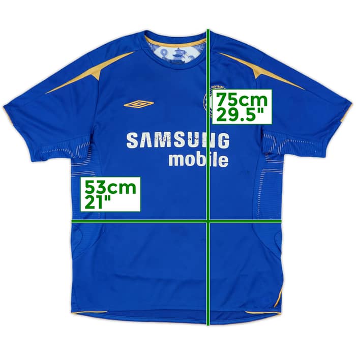 2005-06 Chelsea Centenary Home Shirt - 4/10 - (L)