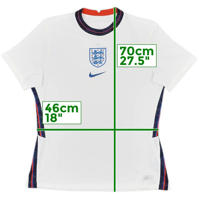 2020-22 England Home Shirt - 8/10 - (Women's L)
