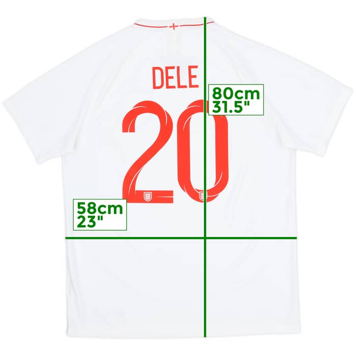 2018-19 England Home Shirt Dele #20 - 7/10 - (XL)