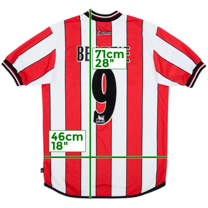 2001-03 Southampton Home Shirt Beattie #9 - 9/10 - (XL.Boys)