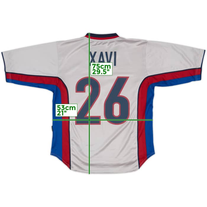 1998-01 Barcelona Away Shirt Xavi #26 - 8/10 - (M)
