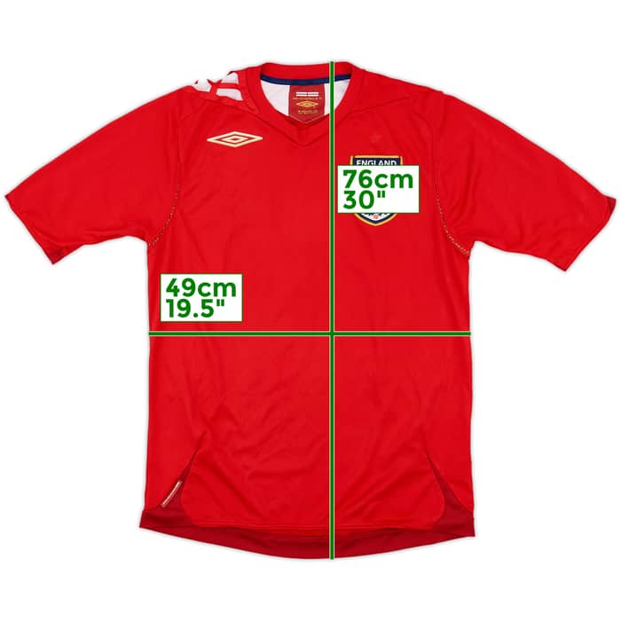 2006-08 England Away Shirt - 5/10 - (S)