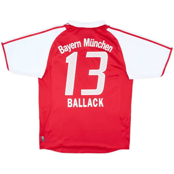 2003-04 Bayern Munich Home Shirt Ballack #13 - 9/10 - (M)